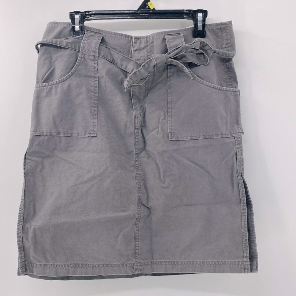 American Eagle skirt tie belt side slits